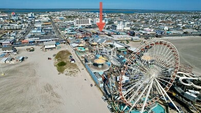 3400 Boardwalk, Wildwood, NJ - Vue aérienne  vue de carte