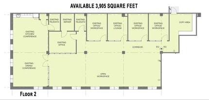 120-124 E Lancaster Ave, Ardmore, PA à louer Plan d’étage– Image 1 sur 1