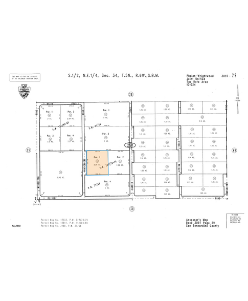0 Windermere Rd, Phelan, CA à vendre - Plan cadastral – Image 3 sur 3