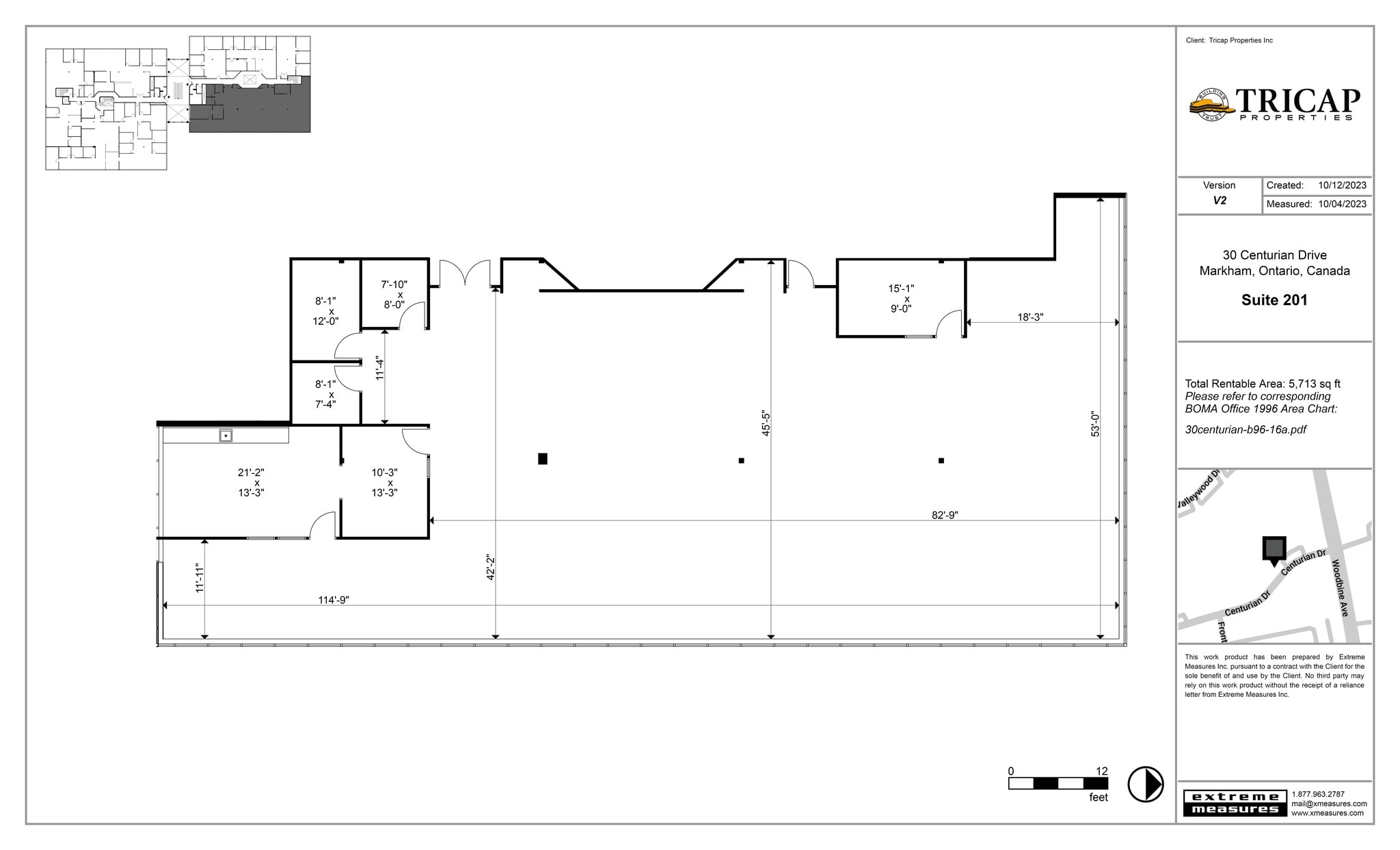 30 Centurian Dr, Markham, ON à louer Plan de site– Image 1 sur 1