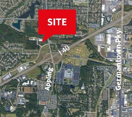 Appling Farms Pkwy And Appling City Cv, Memphis, TN à louer - Aérien – Image 2 sur 2