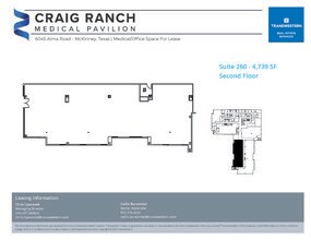 6045 Alma Rd, McKinney, TX à louer Plan d’étage– Image 1 sur 1