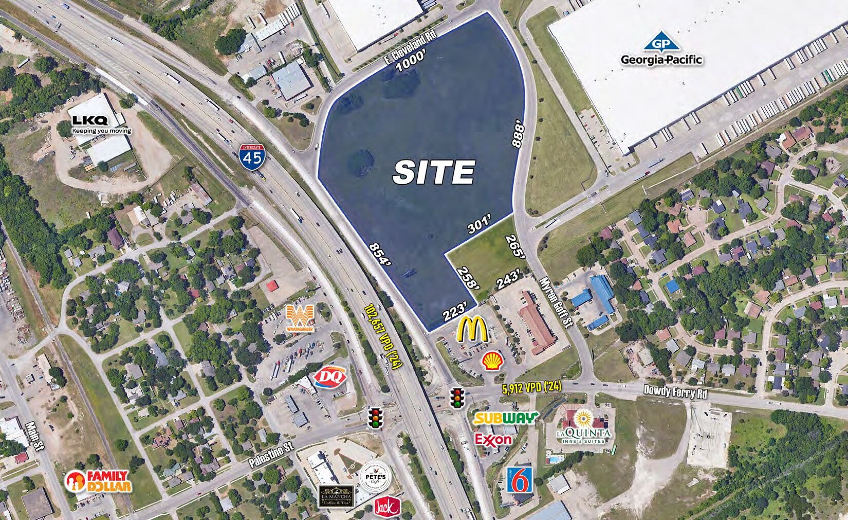 1000 Cleveland Rd, Hutchins, TX à vendre Photo principale– Image 1 sur 2