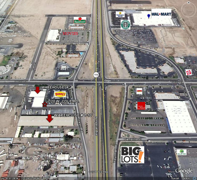 120 W Cole Blvd, Calexico, CA à louer - Aérien – Image 3 sur 7