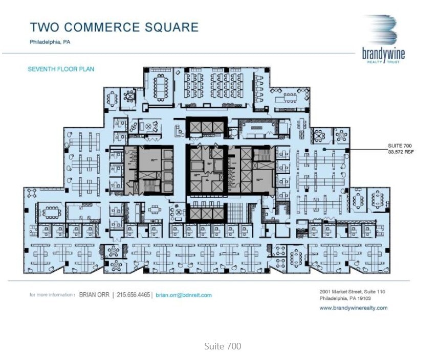 2001 Market St, Philadelphia, PA à louer Plan d’étage– Image 1 sur 1