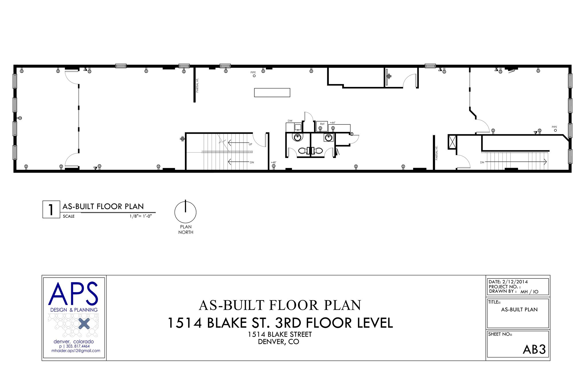 1514 Blake St, Denver, CO à louer Plan de site– Image 1 sur 1