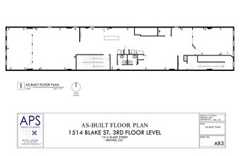 1514 Blake St, Denver, CO à louer Plan de site– Image 1 sur 1