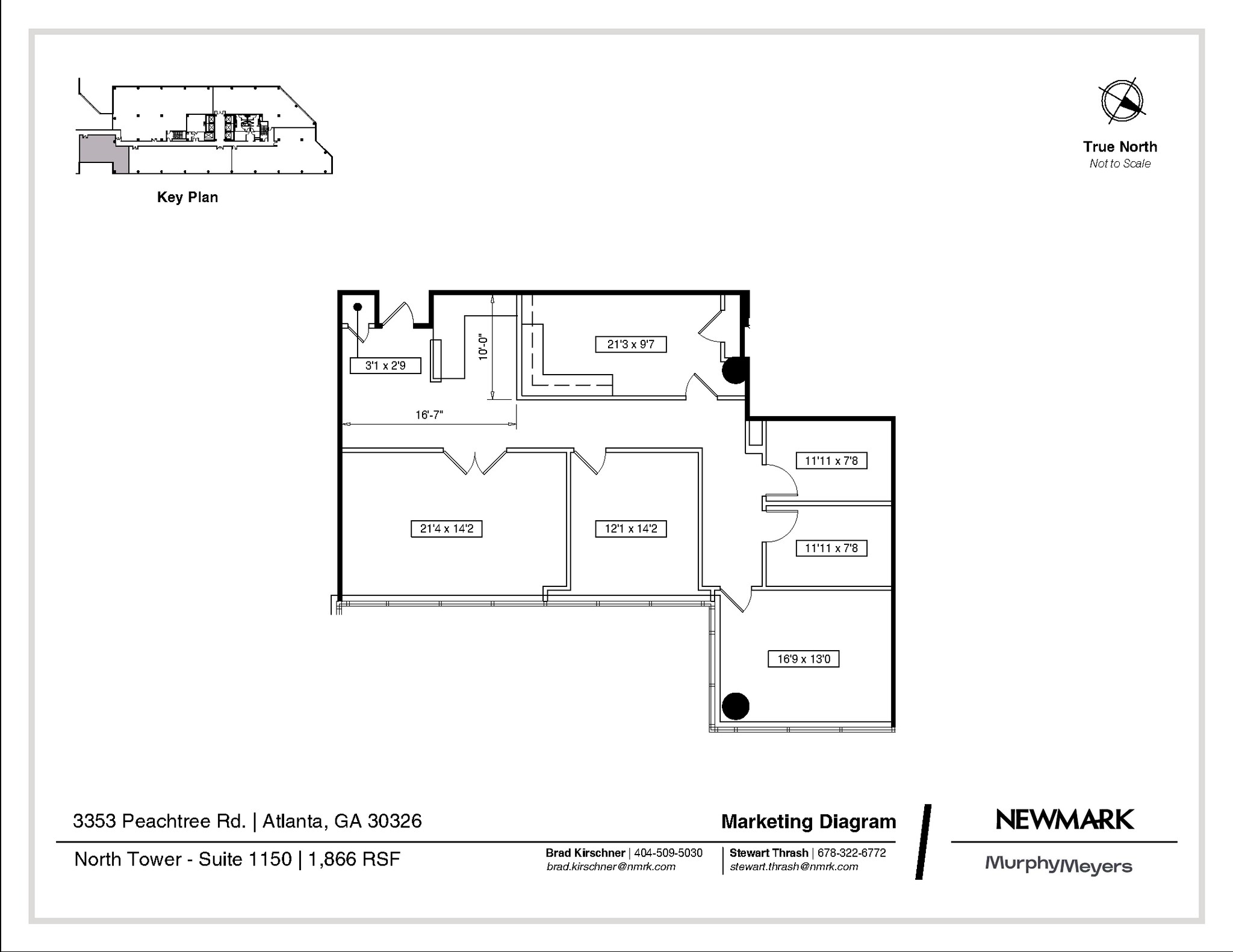 3353 Peachtree Rd NE, Atlanta, GA à louer Plan d’étage– Image 1 sur 1