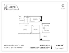 3353 Peachtree Rd NE, Atlanta, GA à louer Plan d’étage– Image 1 sur 1