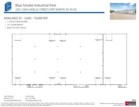 2402-2404 Blue Smoke Ct, Fort Worth, TX à louer Plan d’étage– Image 2 sur 2
