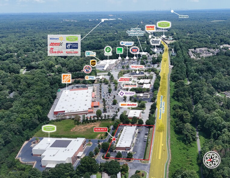 1050 Richard D. Sailors Pky, Powder Springs, GA à vendre - Photo de l’immeuble – Image 3 sur 6