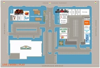 1985 National Ave, San Diego, CA à louer Plan de site– Image 2 sur 2