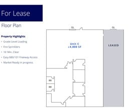 1171 N 4th St, San Jose, CA à louer Plan d’étage– Image 1 sur 1