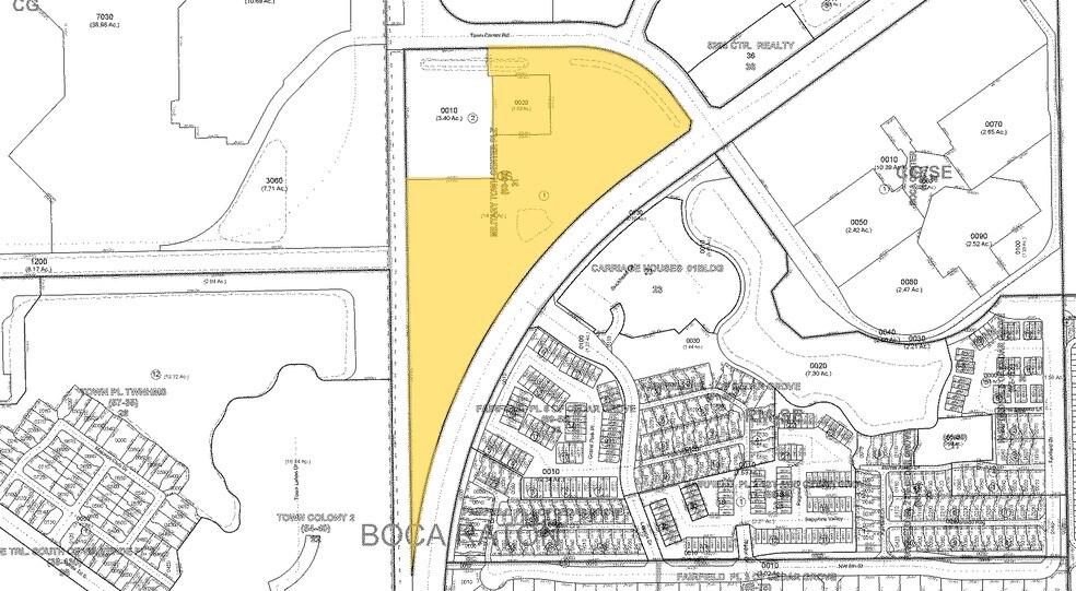 1 Town Center Rd, Boca Raton, FL à louer - Plan cadastral – Image 2 sur 33
