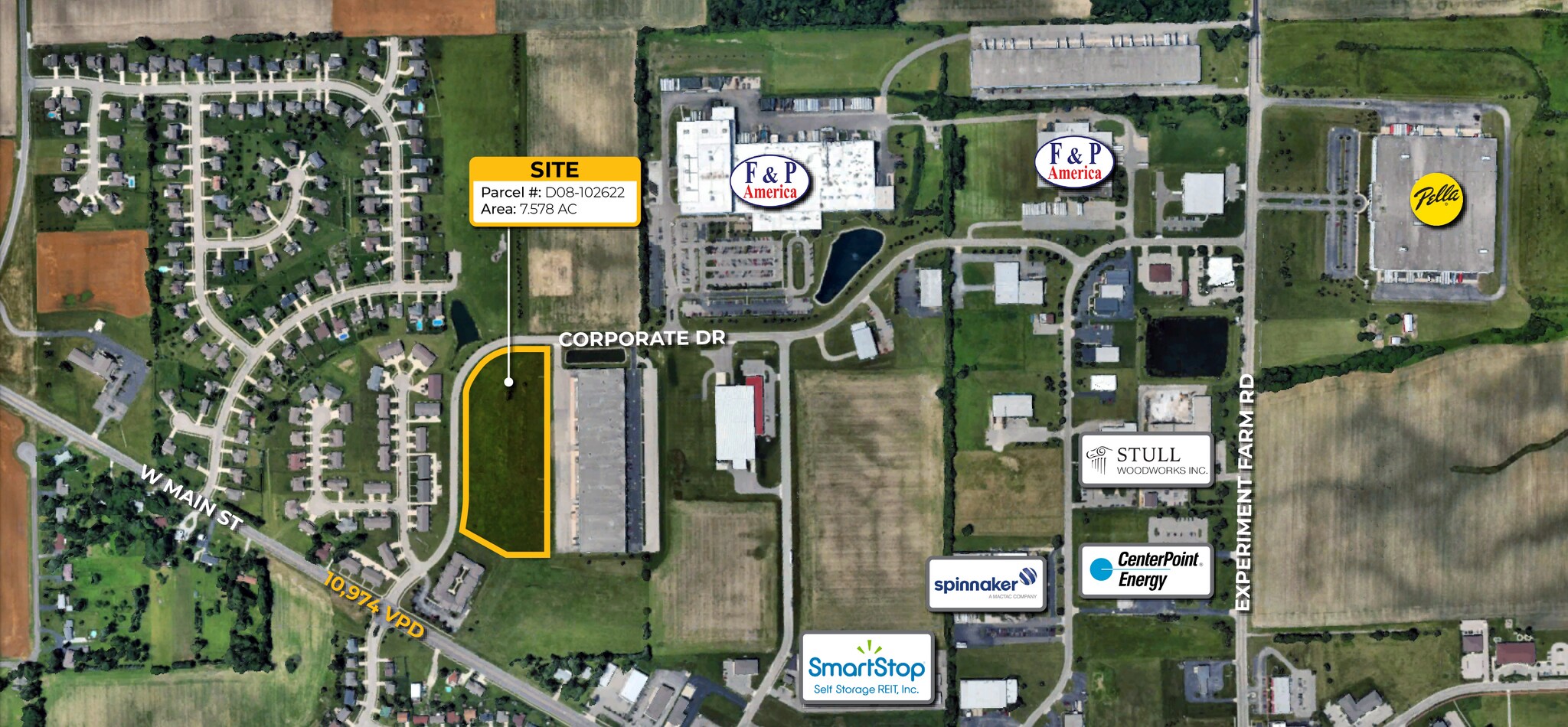 Corporate Dr, Troy, OH à vendre Aérien– Image 1 sur 4