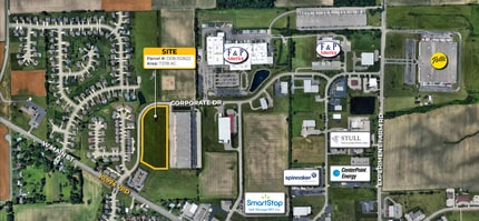 Corporate Dr, Troy, OH - Vue aérienne  vue de carte - Image1