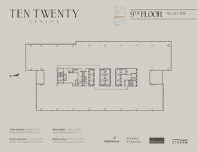 1020 Spring St, Atlanta, GA à louer Plan d’étage– Image 1 sur 1