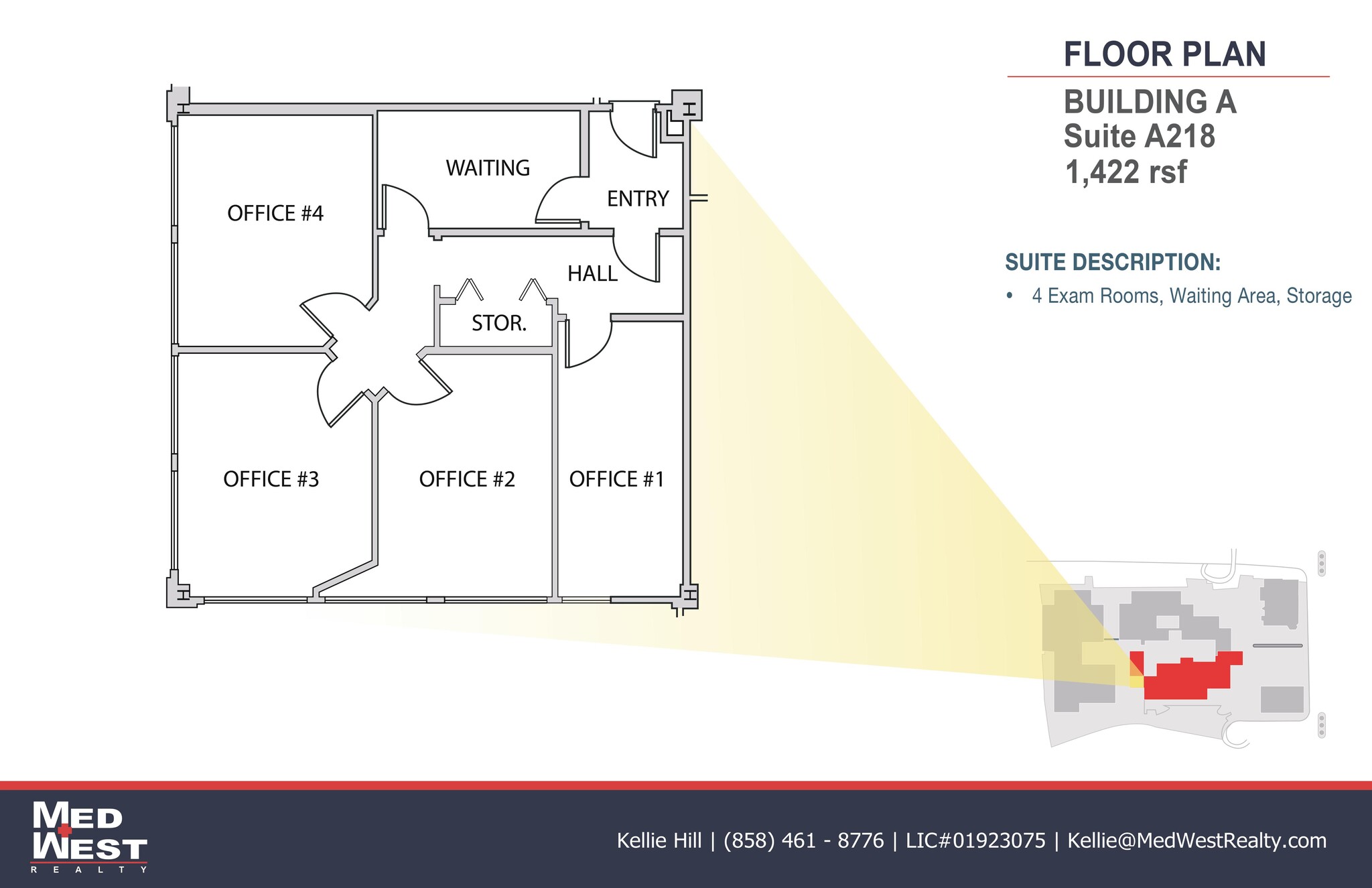 8950 Villa La Jolla Dr, La Jolla, CA à louer Plan d’étage– Image 1 sur 1