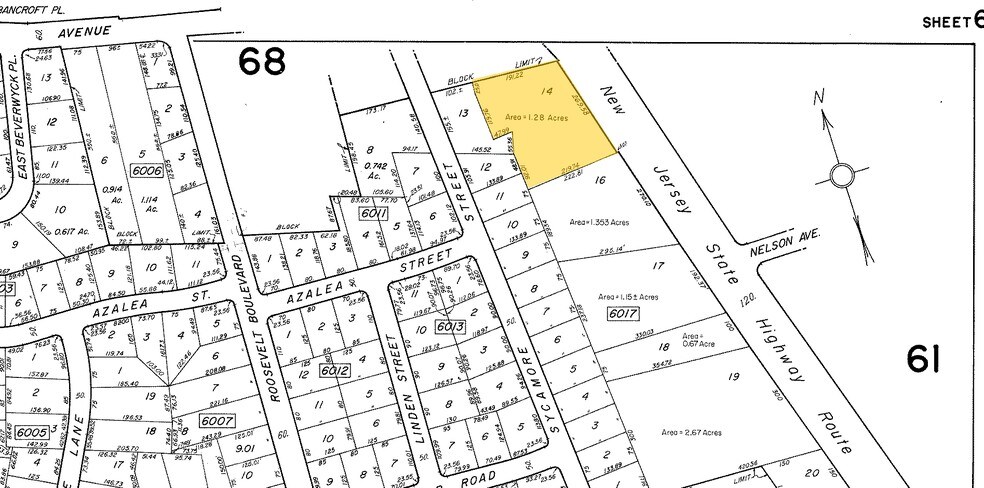 695-703 N State Rt 17, Paramus, NJ à vendre - Plan cadastral – Image 2 sur 2