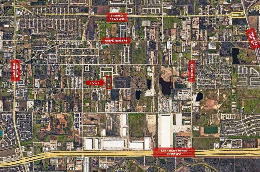 5025 Fuqua St, Houston, TX à vendre - Aérien – Image 2 sur 2