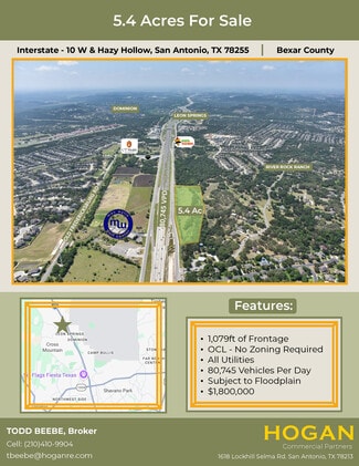 Plus de détails pour 26087 Interstate 10 W, San Antonio, TX - Terrain à vendre