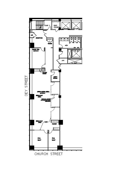 22 Cortlandt St, New York, NY à louer Plan d’étage– Image 1 sur 1