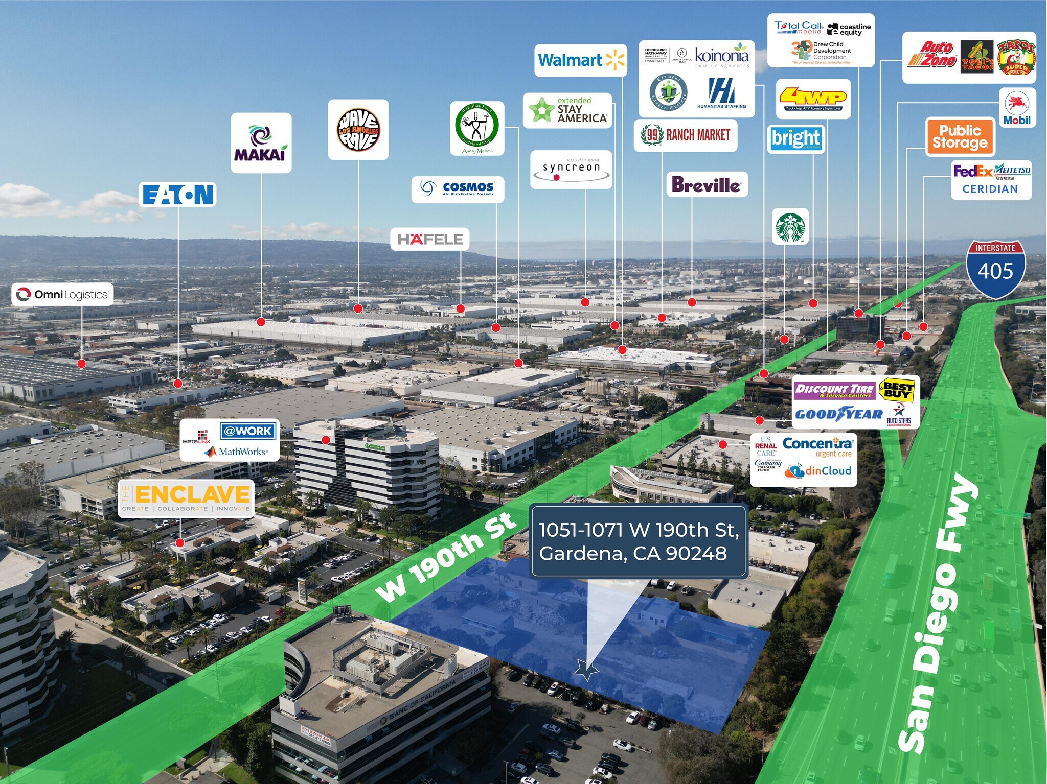 1051-1071 W 190th St portefeuille de 3 biens à vendre sur LoopNet.fr Photo de l’immeuble– Image 1 sur 7