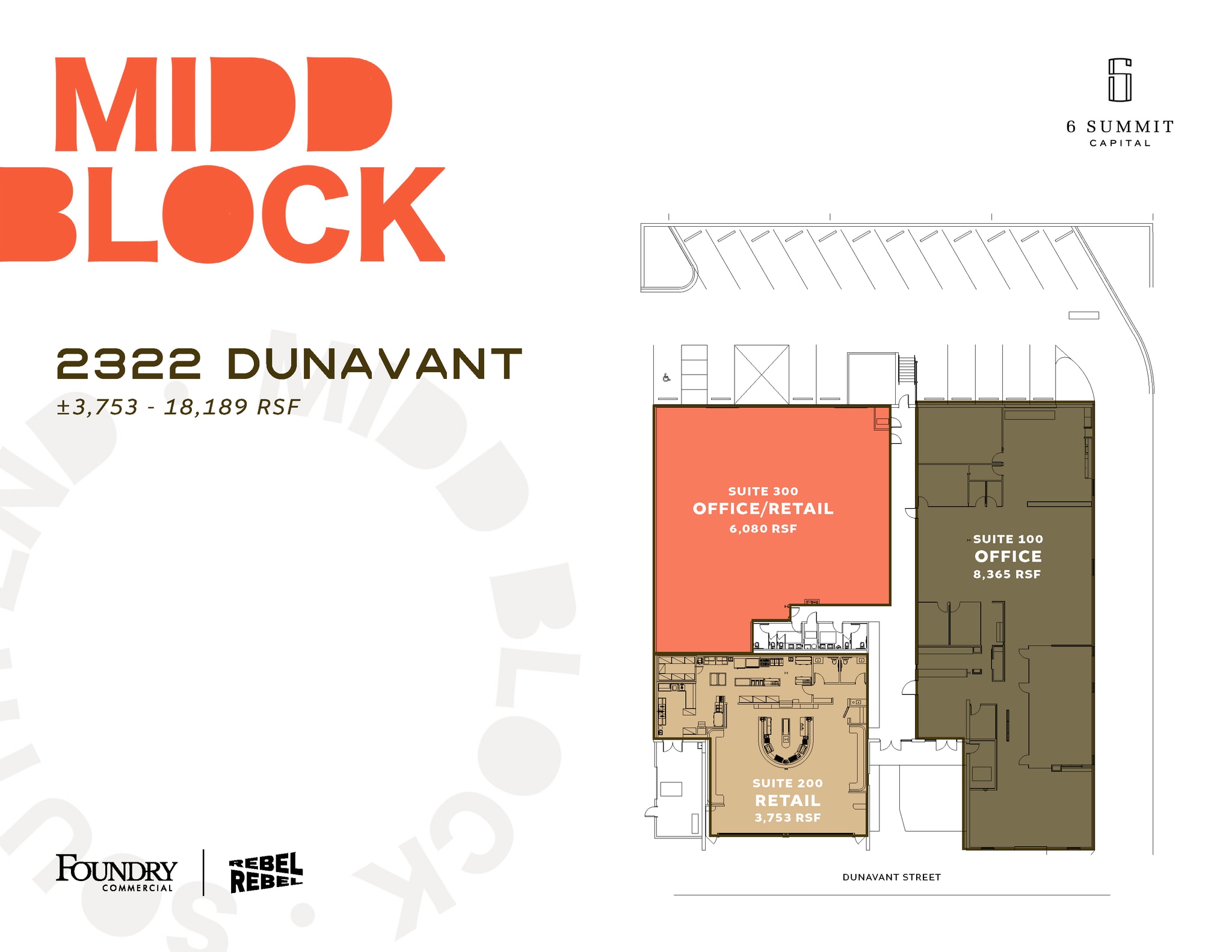 2400-2406 Dunavant St, Charlotte, NC à louer Plan d’étage– Image 1 sur 7