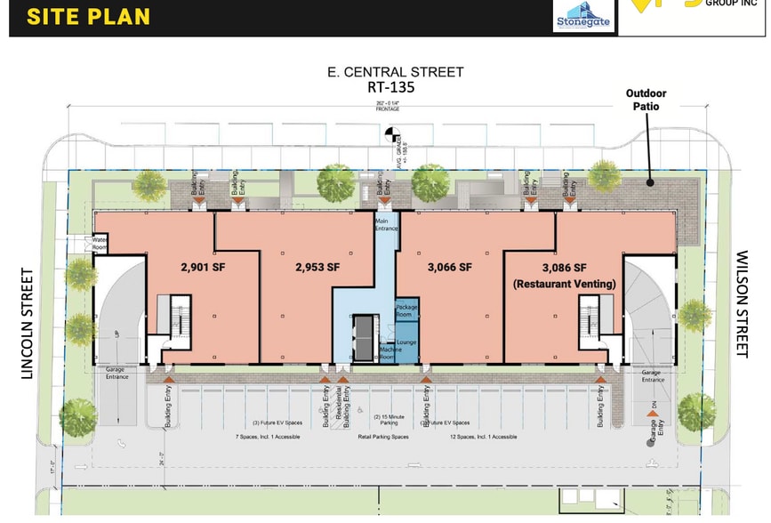 45 E Central St, Natick, MA à louer - Plan d’étage – Image 2 sur 3