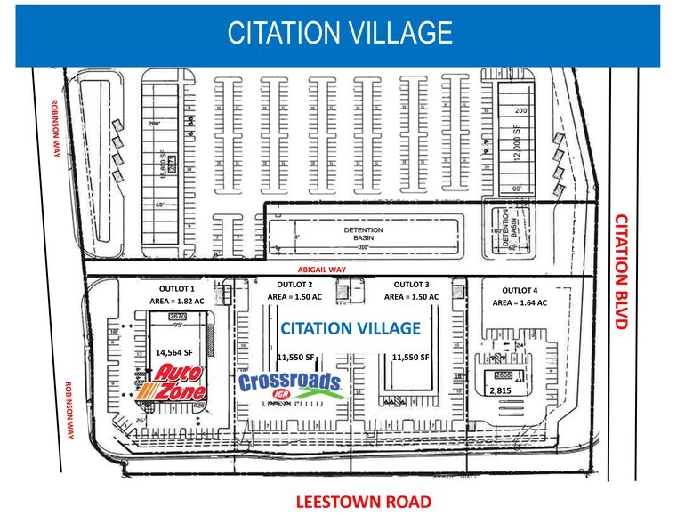 0 Leestown Rd, Lexington, KY à louer - Plan de site – Image 2 sur 2