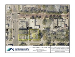 117 S French Ave, Sanford, FL - Vue aérienne vue de carte