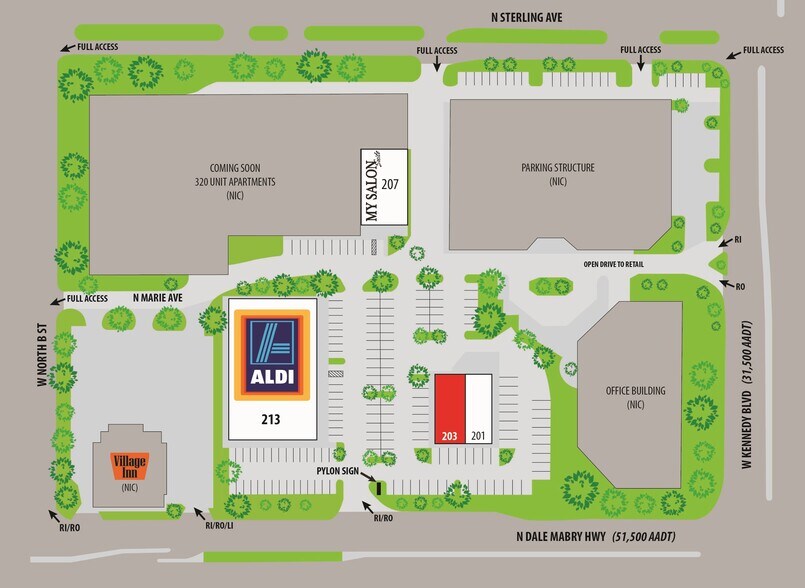 201-213 N Dale Mabry Hwy, Tampa, FL à louer - Photo de l’immeuble – Image 2 sur 17