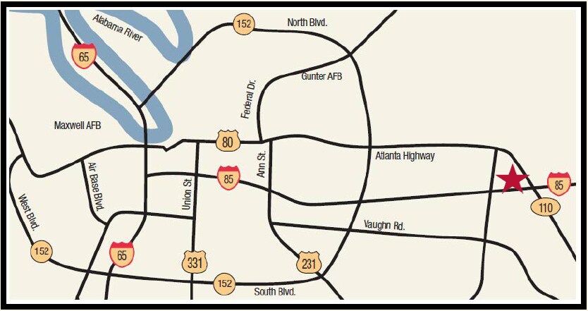 I-85 And Chantilly Parkway, Montgomery, AL à vendre - Photo de l’immeuble – Image 2 sur 2
