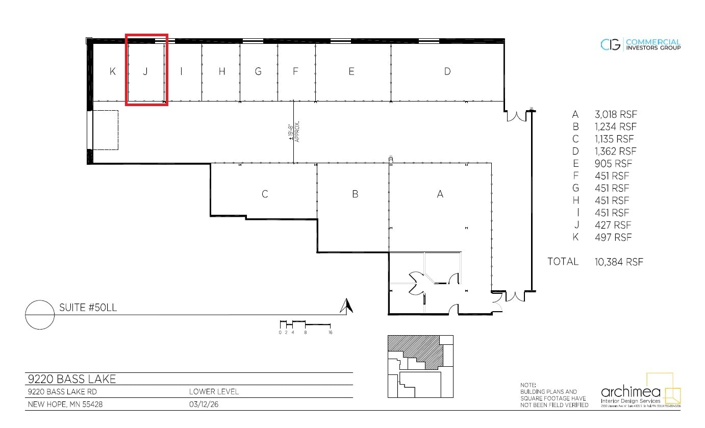 9220 Bass Lake Rd, New Hope, MN à louer Plan d’étage– Image 1 sur 1