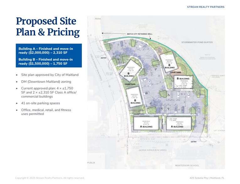 425 Sybelia Pky, Maitland, FL à vendre - Plan de site – Image 2 sur 20