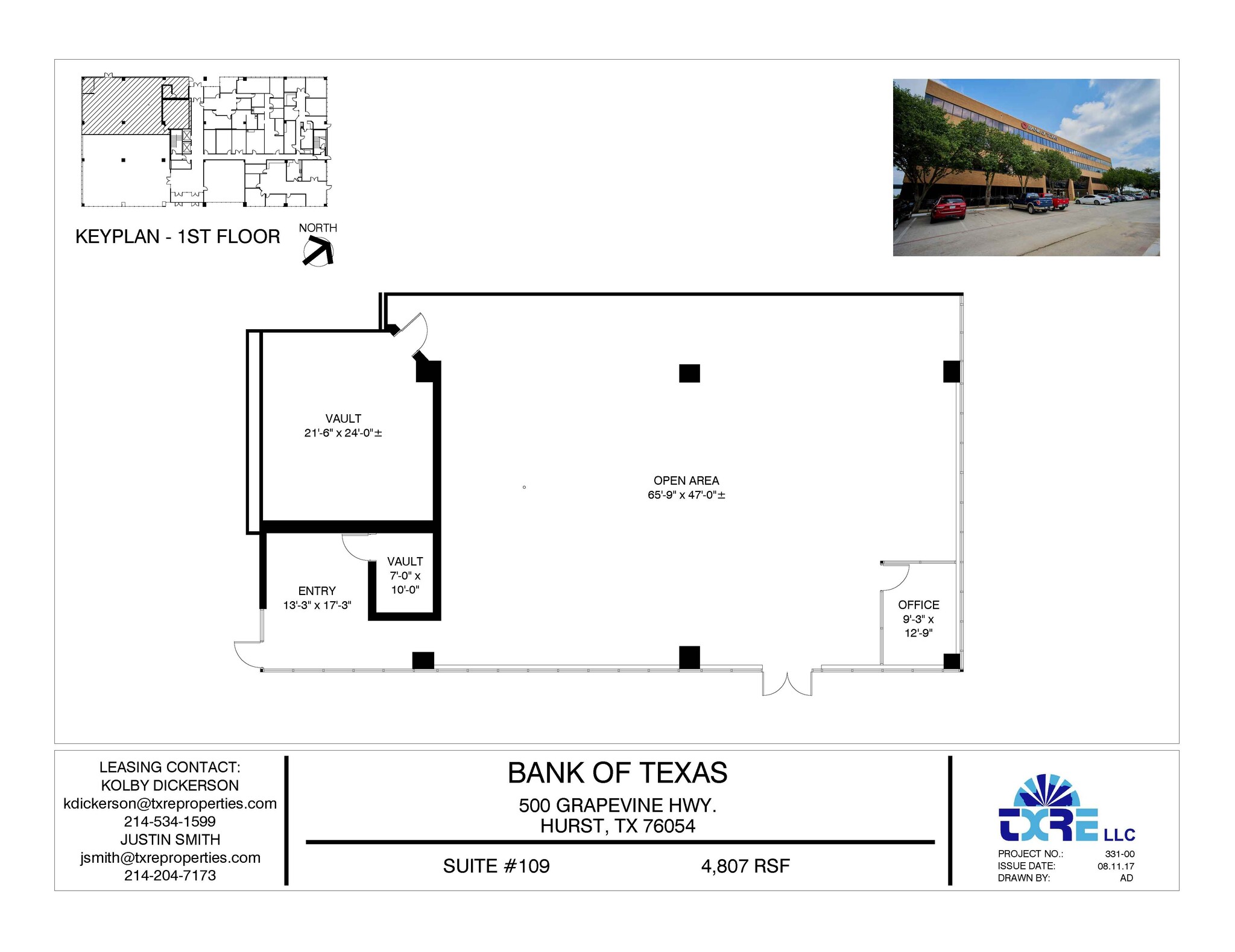 500 Grapevine Hwy, Hurst, TX à louer Plan d’étage– Image 1 sur 1