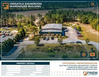 Plus de détails pour 1982 Jefferson Davis Hwy, Graniteville, SC - Industriel/Logistique à vendre