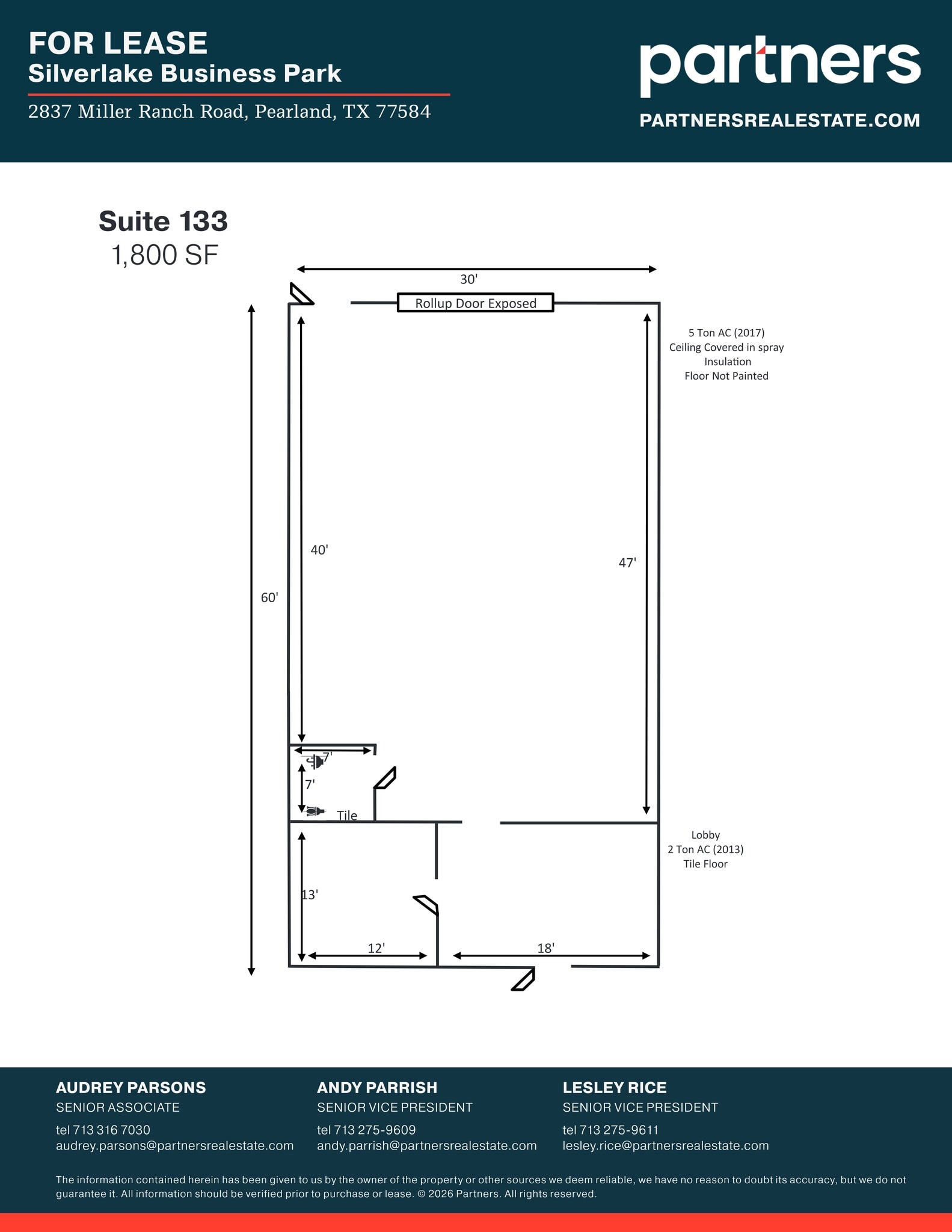 2825 Miller Ranch Rd, Pearland, TX à louer Plan de site– Image 1 sur 1