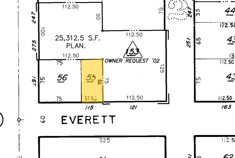 115 Everett Ave, Palo Alto, CA à louer - Plan cadastral – Image 1 sur 1