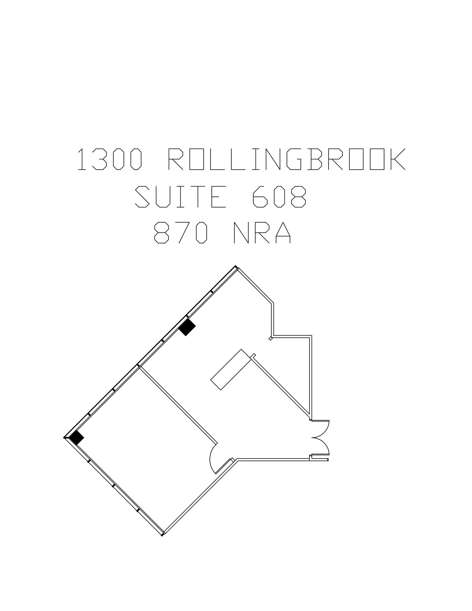 1300 Rollingbrook Dr, Baytown, TX à louer Plan d’étage– Image 1 sur 1