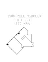 1300 Rollingbrook Dr, Baytown, TX à louer Plan d’étage– Image 1 sur 1