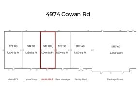 4974 Cowan Rd, Acworth, GA à louer Plan de site– Image 2 sur 7