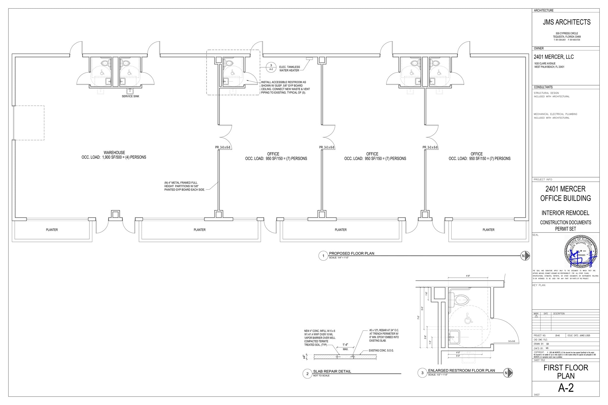 2401 Mercer Ave, West Palm Beach, FL à louer Plan de site– Image 1 sur 1