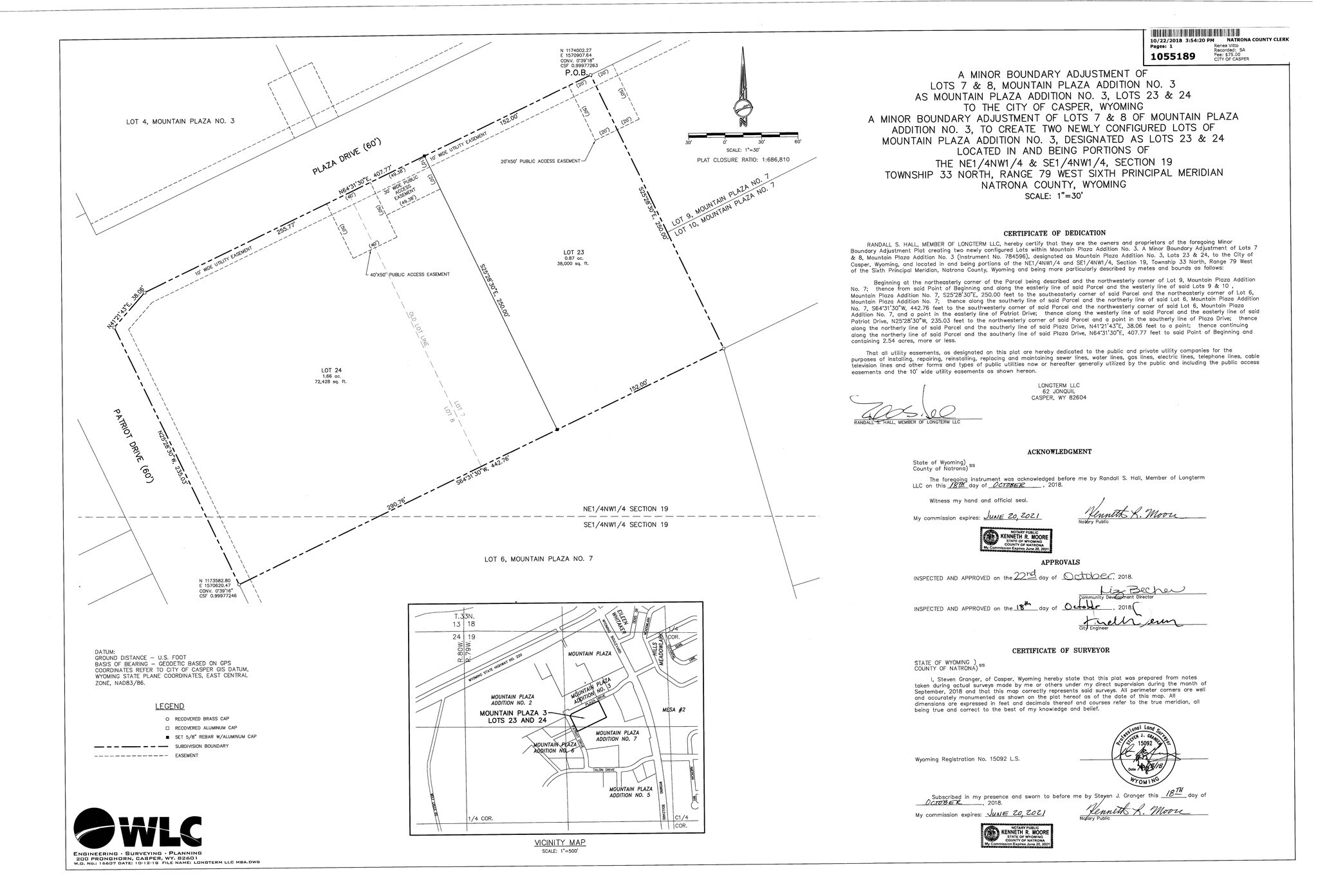 4075 Plaza, Casper, WY à vendre Plan cadastral– Image 1 sur 2