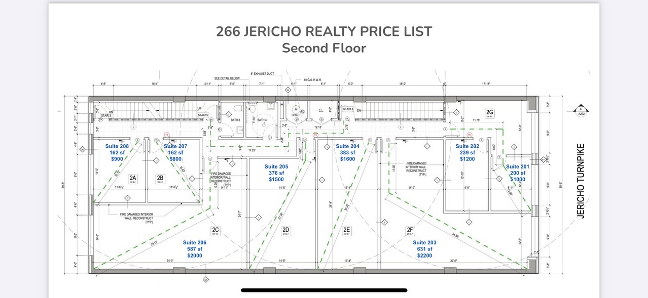266 Jericho Tpke, Floral Park, NY à louer Plan d’étage– Image 1 sur 1