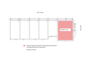 198 NE 6th Ave, Delray Beach, FL à louer Plan de site– Image 2 sur 4