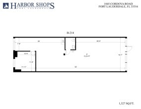 1800-1940 SE Cordova Rd, Fort Lauderdale, FL à louer Plan de site– Image 1 sur 1