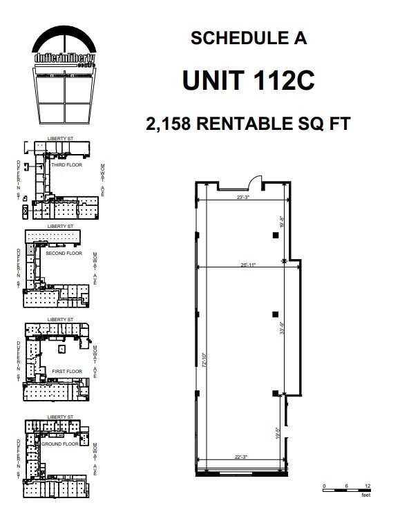 219 Dufferin St, Toronto, ON à louer Plan d’étage– Image 1 sur 1