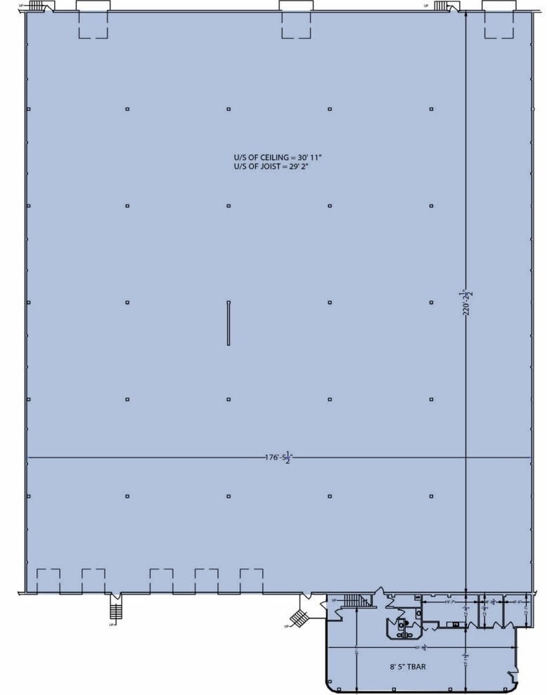 4920-5280 72 Av SE, Calgary, AB à louer Plan d’étage– Image 1 sur 6