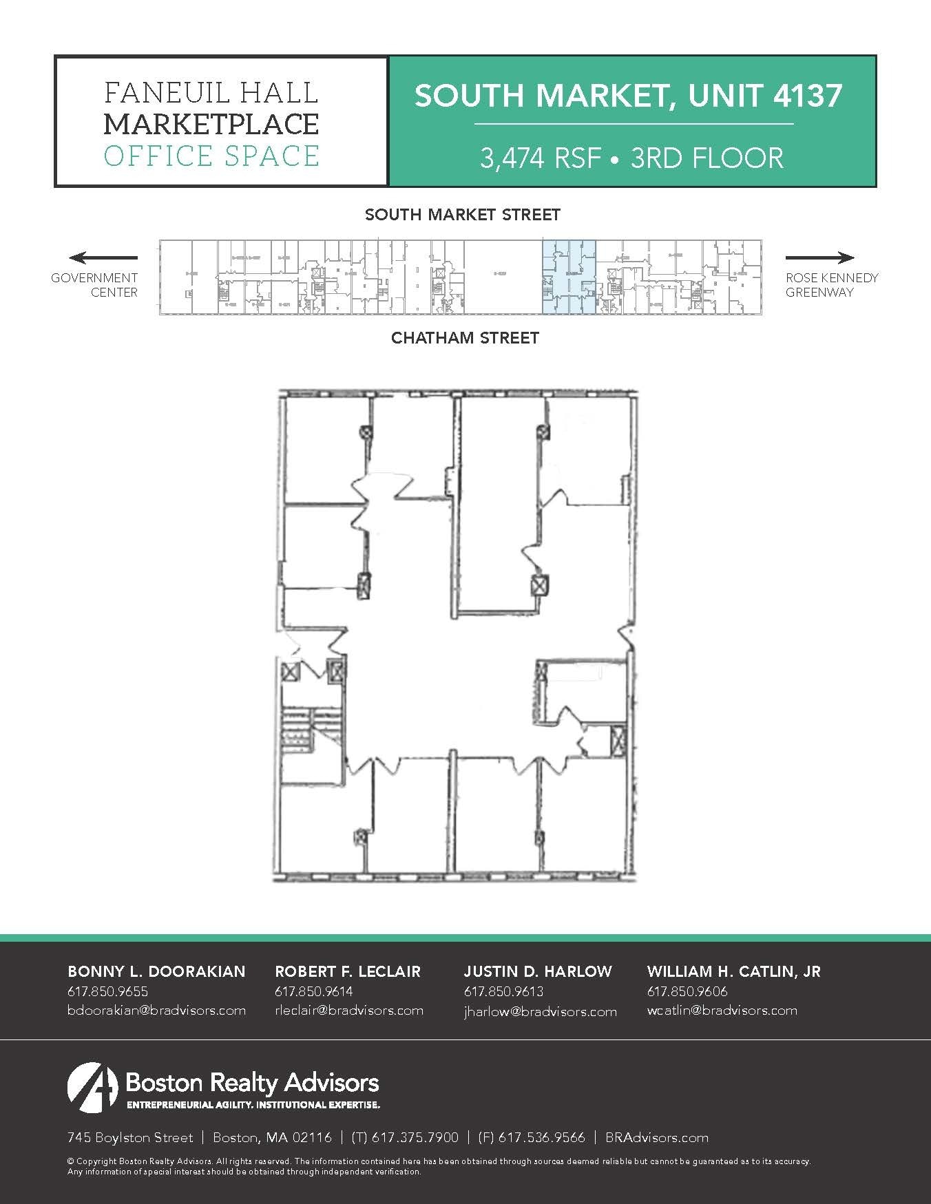 4 S Faneuil Hall Market Pl, Boston, MA à louer Plan d’étage– Image 1 sur 1